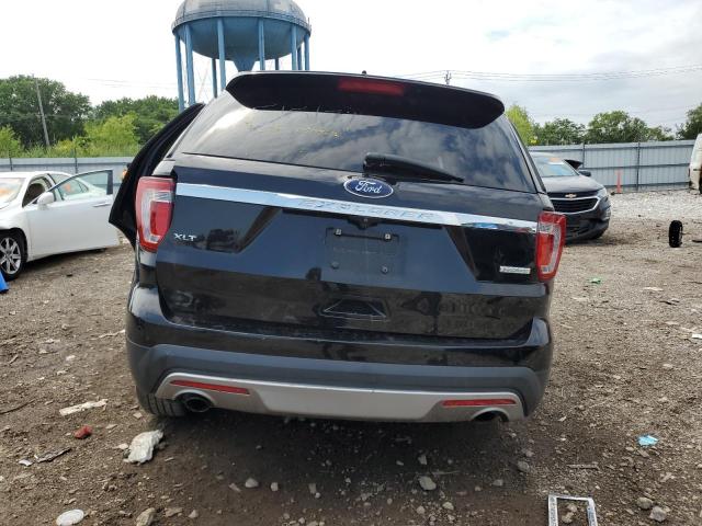 1FM5K7DH3HGA57722 - 2017 FORD EXPLORER XLT Черный фото 6