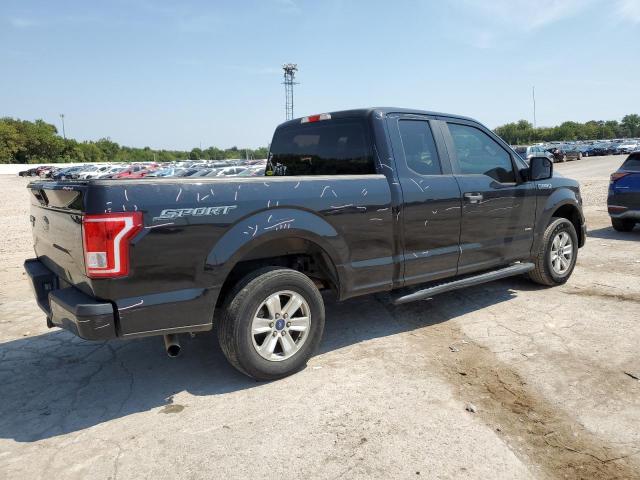 1FTEX1CP5FKE24304 - 2015 FORD F150 SUPER CAB BLACK photo 3