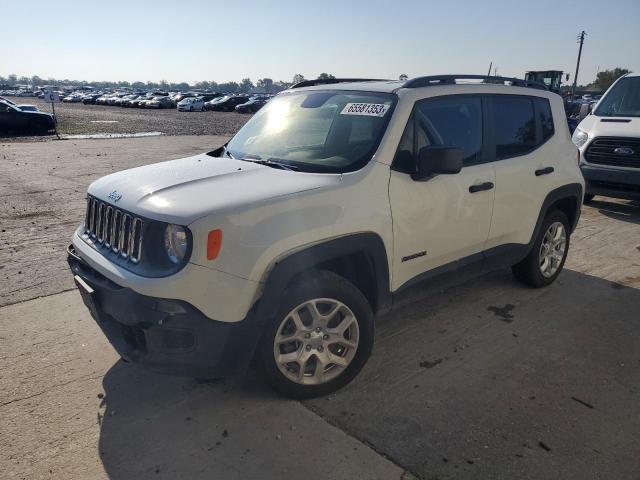 ZACCJBAB4JPJ21466 - 2018 JEEP RENEGADE SPORT WHITE photo 1