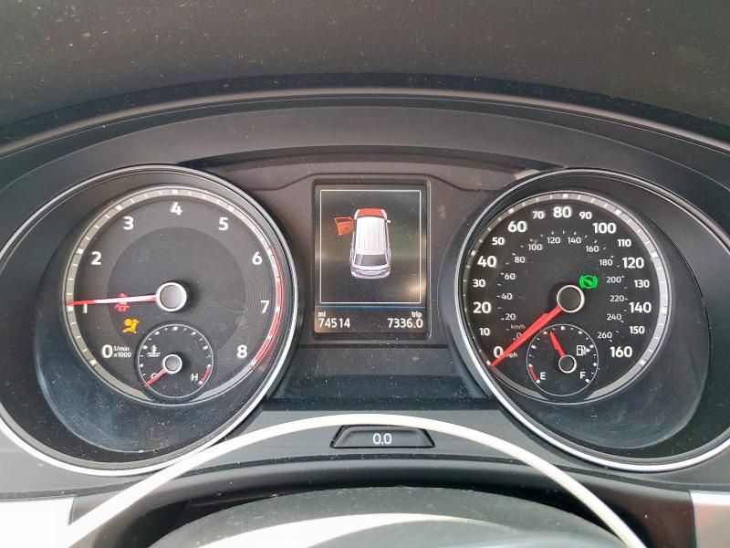 1V2JP2CAXMC567674 - 2021 VOLKSWAGEN ATLAS SE Argent photo 9