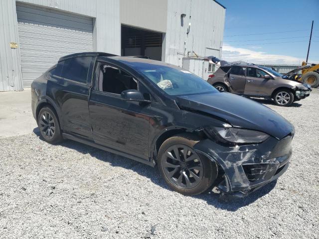 5YJXCAE24MF324937 - 2021 TESLA MODEL X შავი ფოტო 4
