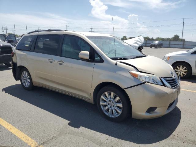 5TDJK3DCXDS063355 - 2013 TOYOTA SIENNA LE 金色 照片 4