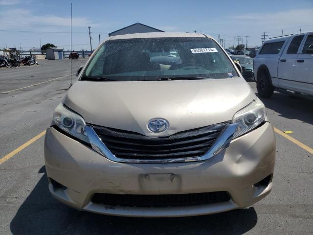 5TDJK3DCXDS063355 - 2013 TOYOTA SIENNA LE 金色 照片 5