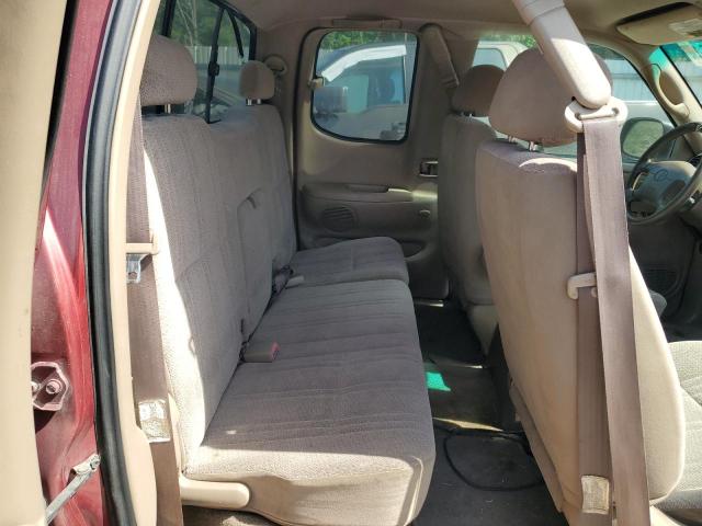 5TBRT3419YS014547 - 2000 TOYOTA TUNDRA ACCESS CAB წითელი ფოტო 10