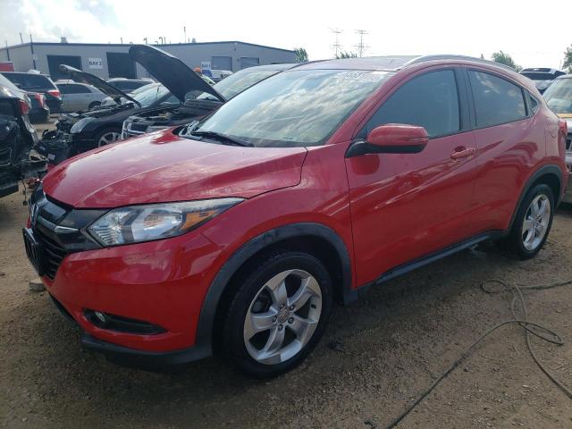 3CZRU6H72GM750954 - 2016 HONDA HR-V EXL RED photo 1