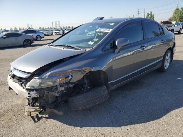 2HGFA16669H340191 - 2009 HONDA CIVIC LX-S GRAY photo 1