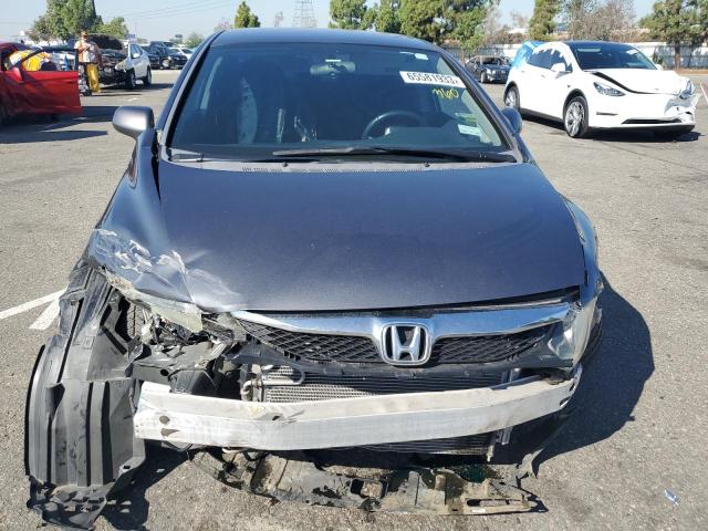 2HGFA16669H340191 - 2009 HONDA CIVIC LX-S GRAY photo 5