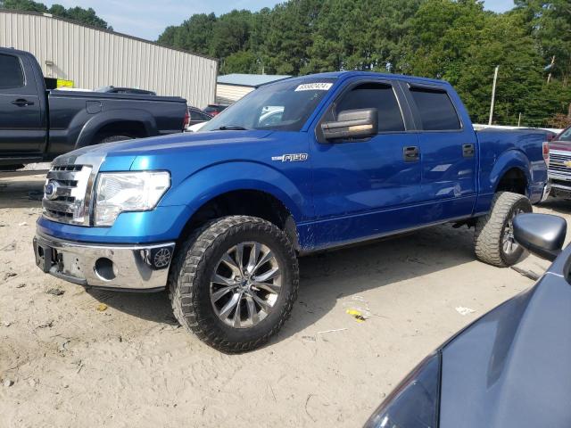 1FTFW1CV1AFD94581 - 2010 FORD F150 SUPERCREW BLUE photo 1