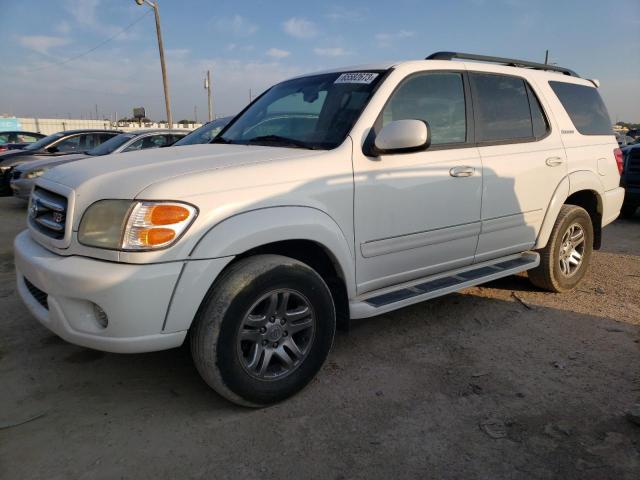 5TDBT48A34S230932 - 2004 TOYOTA SEQUOIA LIMITED WHITE photo 1