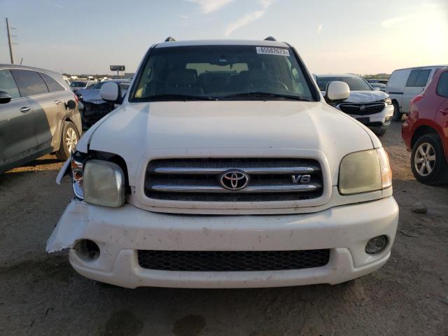 5TDBT48A34S230932 - 2004 TOYOTA SEQUOIA LIMITED WHITE photo 5