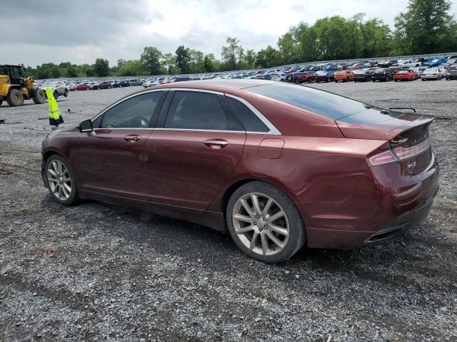 3LN6L2J96GR622098 - 2016 LINCOLN MKZ BURGUNDY photo 2