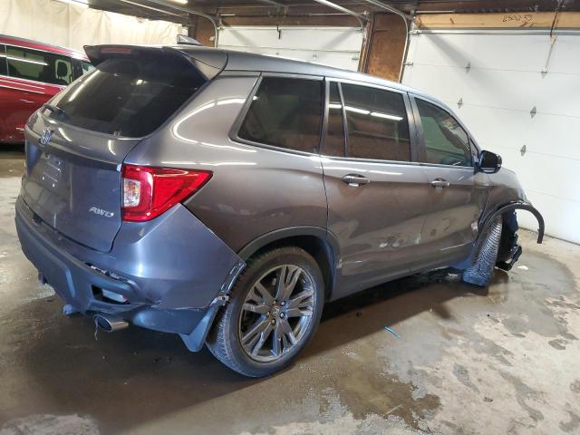 5FNYF8H56LB015785 - 2020 HONDA PASSPORT EXL GRAY photo 3