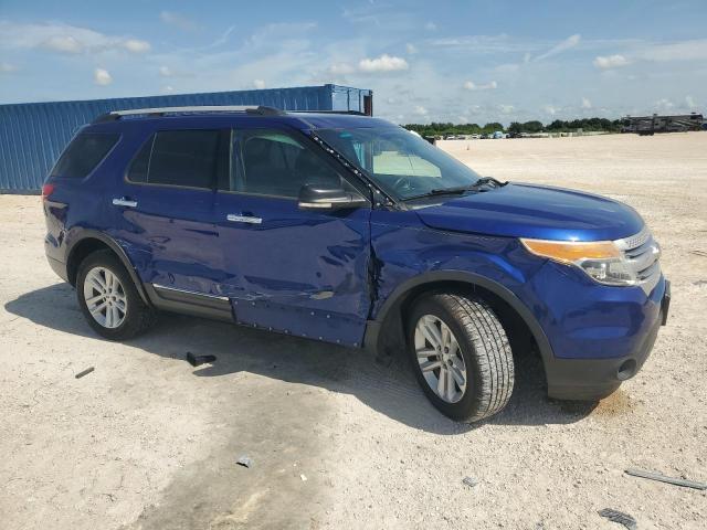 1FM5K8D82DGC66806 - 2013 FORD EXPLORER XLT BLUE photo 4