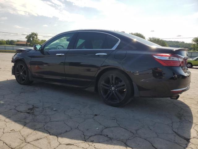 1HGCR3F98HA005836 - 2017 HONDA ACCORD TOURING BLACK photo 2