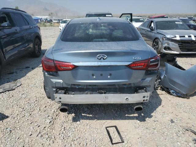 JN1EV7AP1JM353341 - 2018 INFINITI Q50 LUXE GRAY photo 6