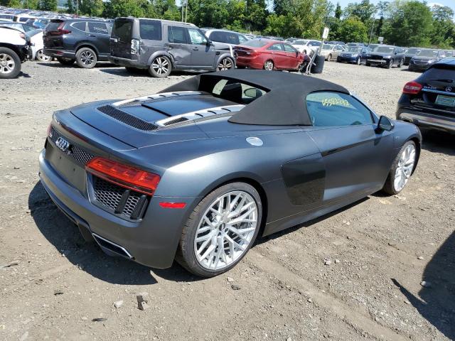 WUAVACFX6H7904904 - 2017 AUDI R8 SPYDER CHARCOAL photo 3