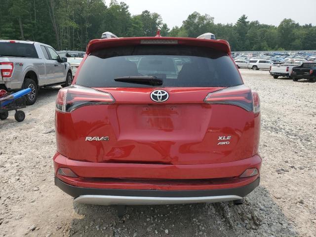 2T3RFREV8GW496525 - 2016 TOYOTA RAV4 XLE RED photo 6