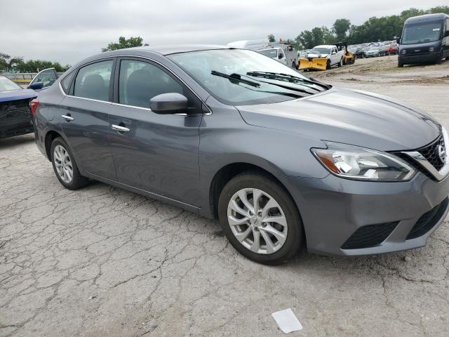 3N1AB7AP4KY349791 - 2019 NISSAN SENTRA S ნაცრისფერი ფოტო 4