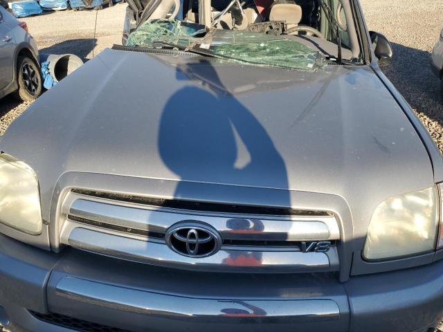 5TBDT44134S456198 - 2004 TOYOTA TUNDRA DOUBLE CAB SR5 GRAY photo 11