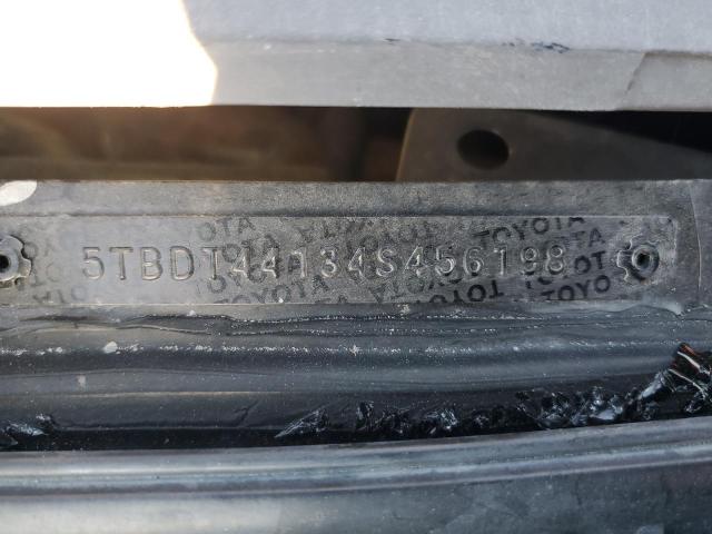 5TBDT44134S456198 - 2004 TOYOTA TUNDRA DOUBLE CAB SR5 GRAY photo 12