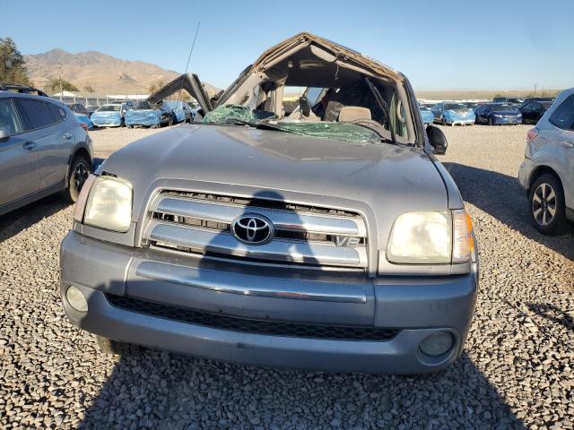 5TBDT44134S456198 - 2004 TOYOTA TUNDRA DOUBLE CAB SR5 GRAY photo 5