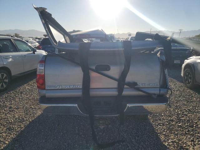 5TBDT44134S456198 - 2004 TOYOTA TUNDRA DOUBLE CAB SR5 GRAY photo 6