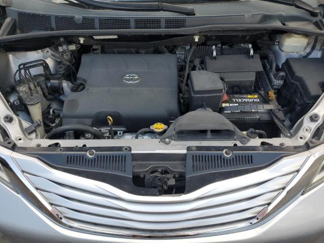 5TDDK3DC2FS126299 - 2015 TOYOTA SIENNA XLE 银色 照片 12