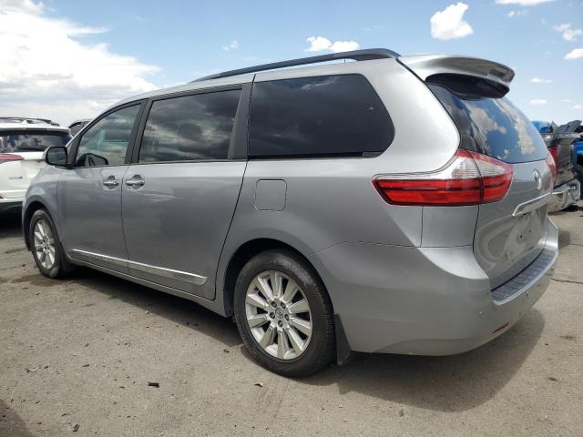 5TDDK3DC2FS126299 - 2015 TOYOTA SIENNA XLE 银色 照片 2