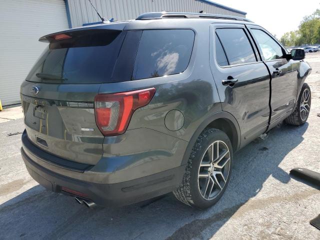 1FM5K8GT8JGB82677 - 2018 FORD EXPLORER SPORT GRAY photo 3