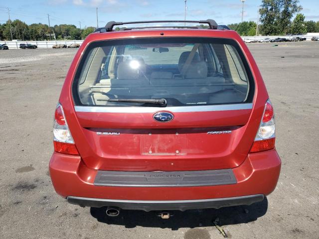 JF1SG63616H719166 - 2006 SUBARU FORESTER 2.5X RED photo 6