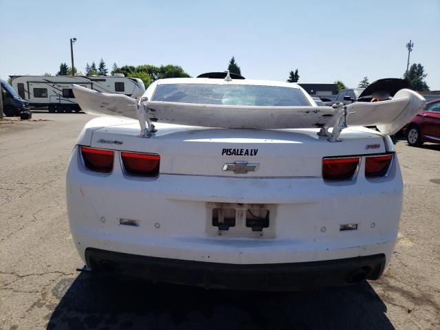 2G1FC1E36C9155875 - 2012 CHEVROLET CAMARO LT WHITE photo 6