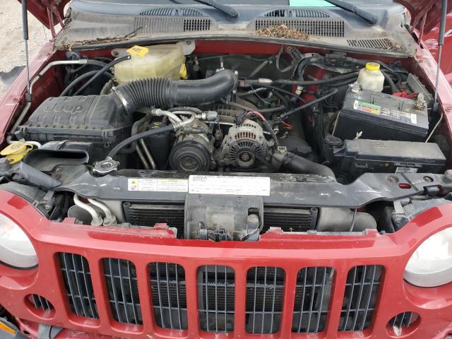 1J4GL48K57W521767 - 2007 JEEP LIBERTY SPORT 红色 照片 12
