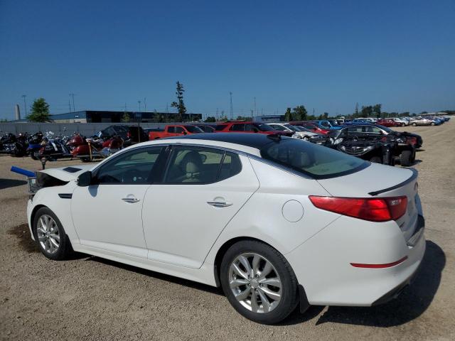 5XXGN4A72FG452316 - 2015 KIA OPTIMA EX WHITE photo 2
