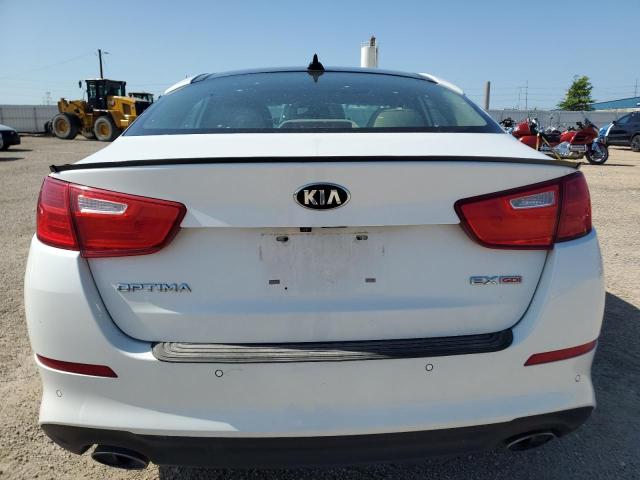 5XXGN4A72FG452316 - 2015 KIA OPTIMA EX WHITE photo 6