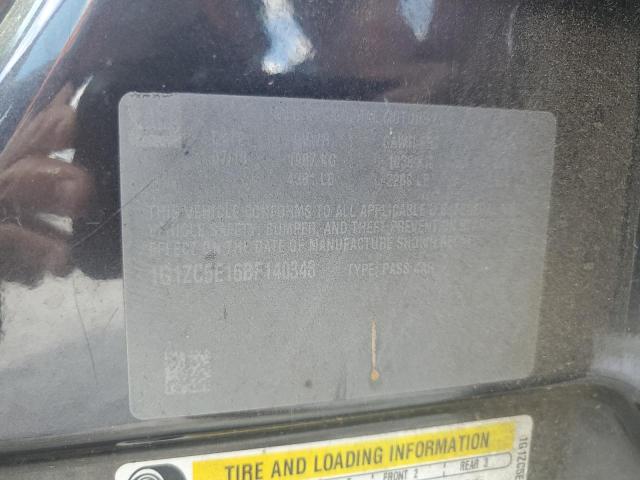 1G1ZC5E16BF140348 - 2011 CHEVROLET MALIBU 1LT رمادي صورة 12