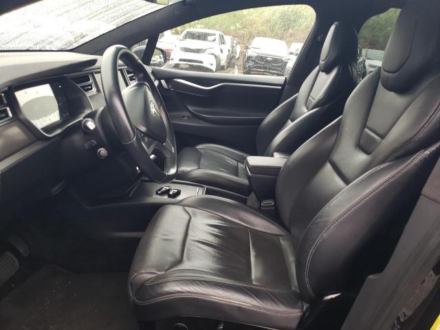 5YJXCAE26HF035645 - 2017 TESLA MODEL X BLACK photo 7