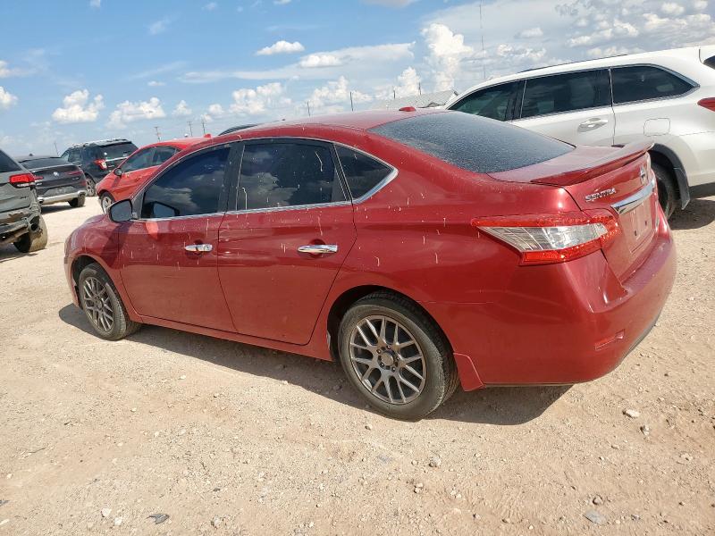 3N1AB7AP9DL664151 - 2013 NISSAN SENTRA S Rot Foto 2
