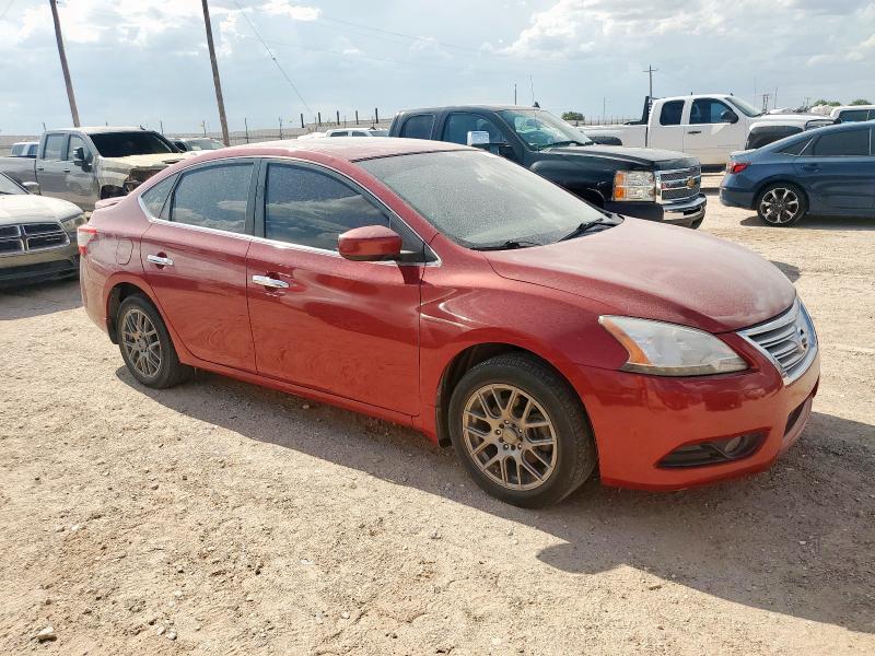 3N1AB7AP9DL664151 - 2013 NISSAN SENTRA S Rot Foto 4