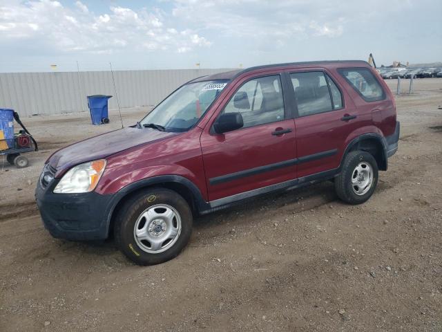 JHLRD68493C000607 - 2003 HONDA CR-V LX MAROON photo 1