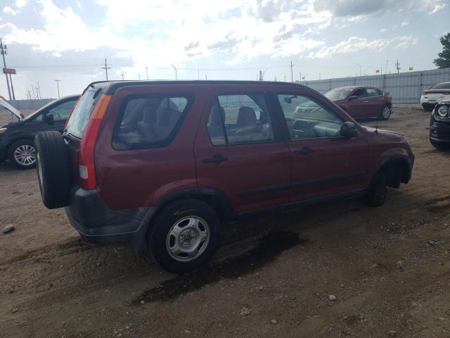 JHLRD68493C000607 - 2003 HONDA CR-V LX MAROON photo 3