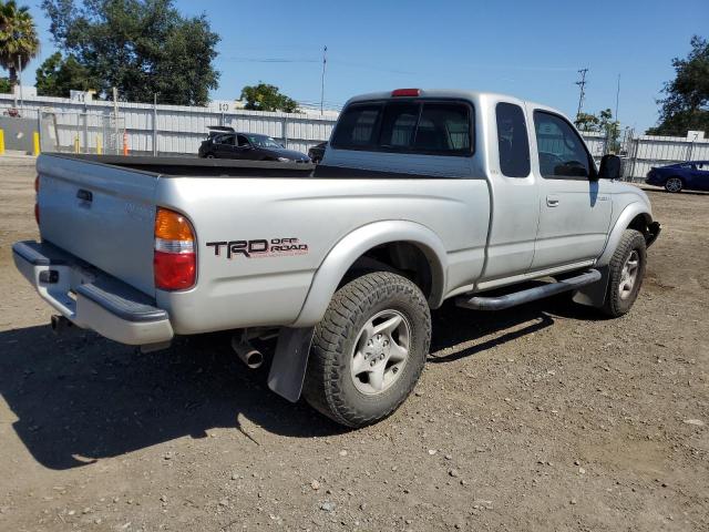 5TESN92N42Z039846 - 2002 TOYOTA TACOMA XTRACAB PRERUNNER ვერცხლისფერი ფოტო 3