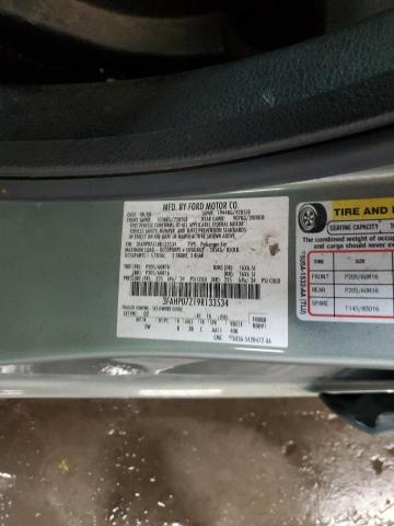 3FAHP07Z19R133534 - 2009 FORD FUSION SE GREEN photo 12