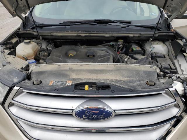2FMPK4J90JBC43302 - 2018 FORD EDGE SEL CREAM photo 12