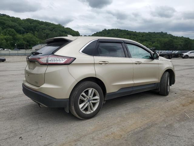 2FMPK4J90JBC43302 - 2018 FORD EDGE SEL CREAM photo 3