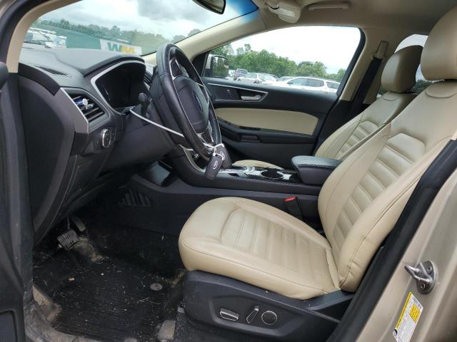 2FMPK4J90JBC43302 - 2018 FORD EDGE SEL CREAM photo 7