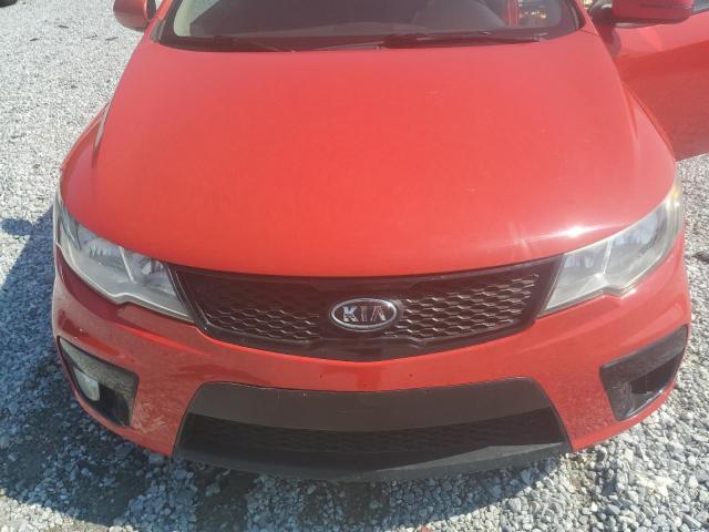 KNAFW6A35B5386809 - 2011 KIA FORTE SX RED photo 11