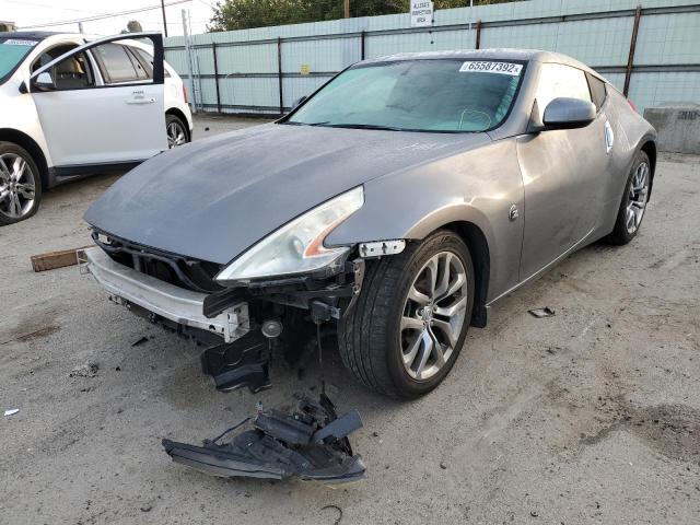 JN1AZ4EH1EM631231 - 2014 NISSAN 370Z BASE GRAY photo 2