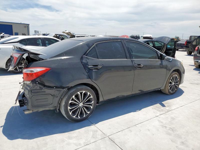 5YFBURHE8GP568384 - 2016 TOYOTA COROLLA L BLACK photo 3