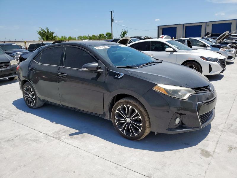 5YFBURHE8GP568384 - 2016 TOYOTA COROLLA L BLACK photo 4