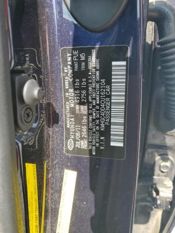 KMHGC4DD4CU162104 - 2012 HYUNDAI GENESIS 3.8L 蓝色 照片 12